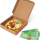 Top & Bake Wooden Pizza Counter Play Set (41 Pcs) - FSC Certified
