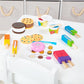 Wooden Frozen Treats Ice Cream Play Set (24 Pcs) - Play Food and Accessories Food Toys for Toddlers and Kids 3+