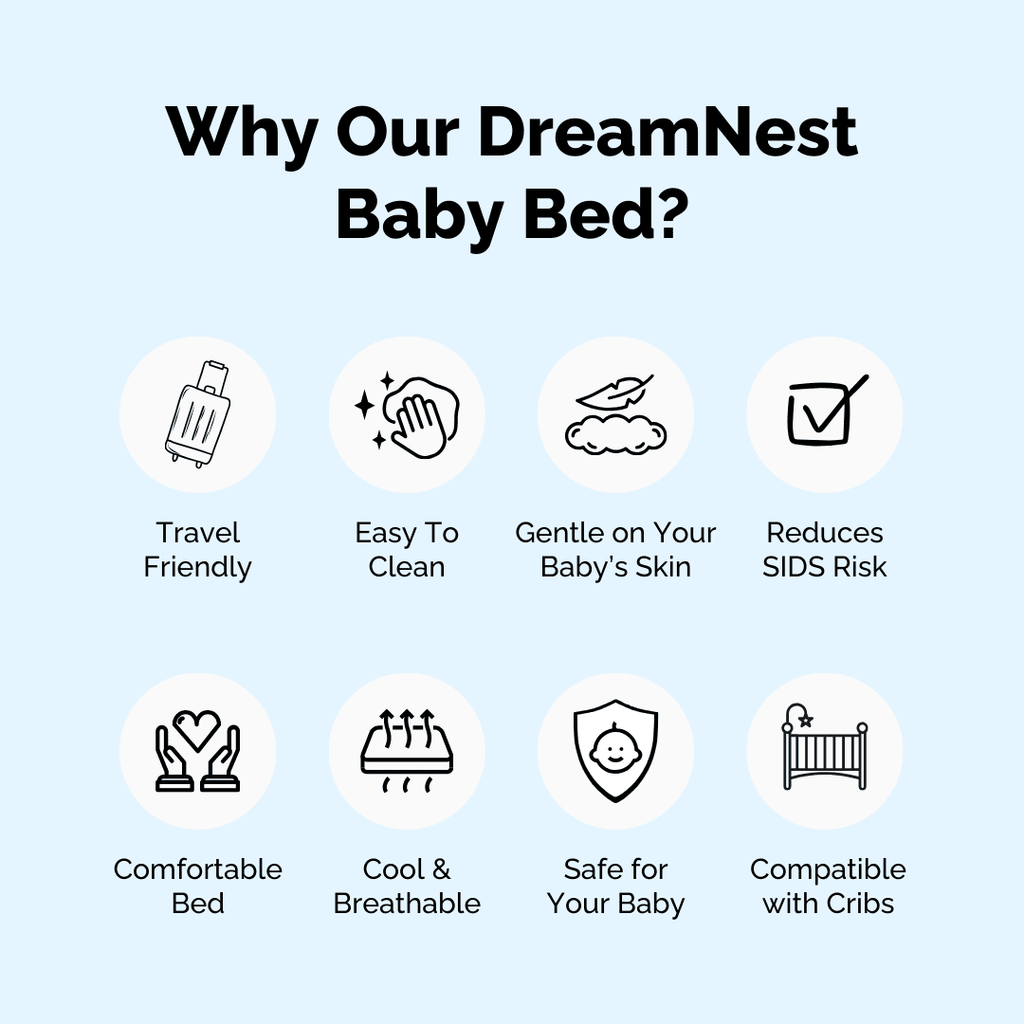 Baby Sleep Nest with Head Support