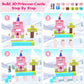 64 Pcs Magnetic Blocks-Princess Castle Collection World,Magnetic Building Blocks for 3+ Year Old Boys & Girls, Creative STEM Sensory Toys,Christmas Birthday Gifts for Kids Ages 3-8